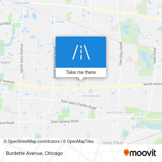 Mapa de Burdette Avenue