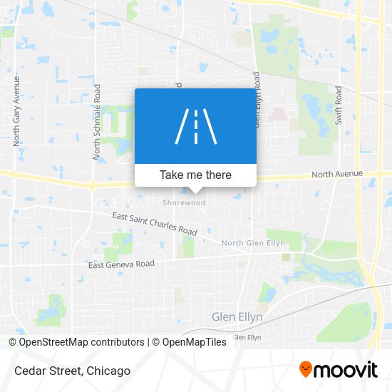 Mapa de Cedar Street