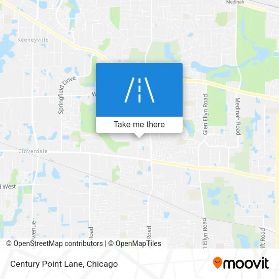 Century Point Lane map
