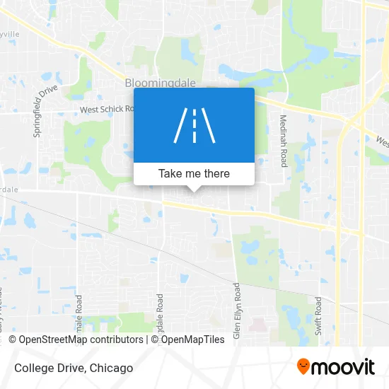 College Drive map