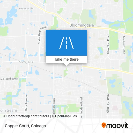Mapa de Copper Court