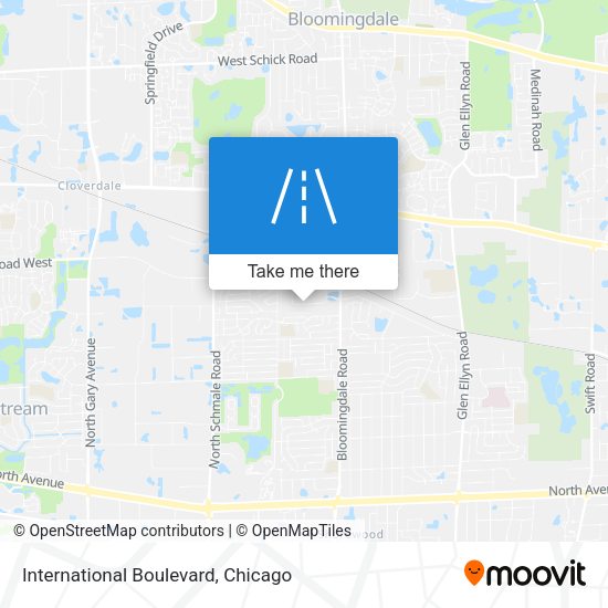Mapa de International Boulevard
