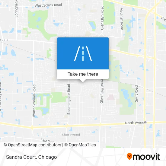 Sandra Court map