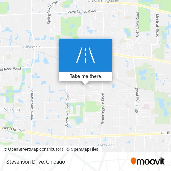 Stevenson Drive map