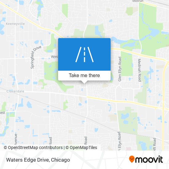 Waters Edge Drive map