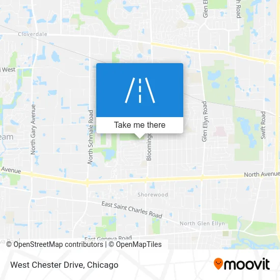 West Chester Drive map