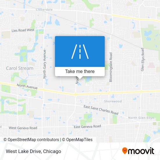 Mapa de West Lake Drive