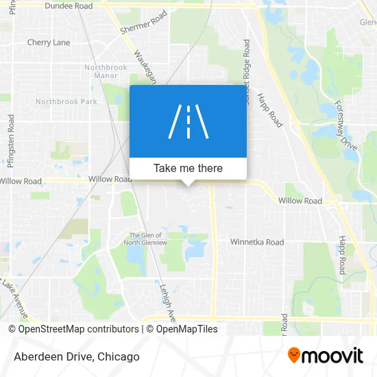 Aberdeen Drive map
