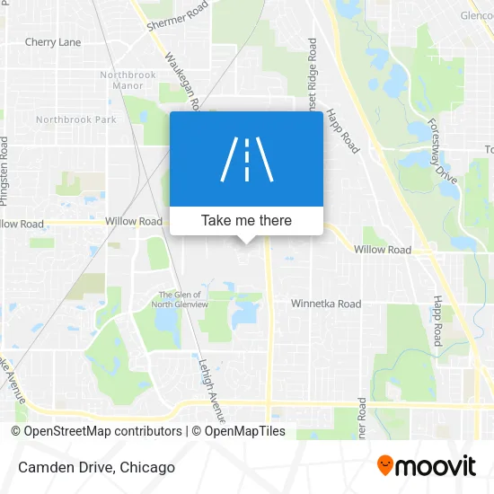 Camden Drive map