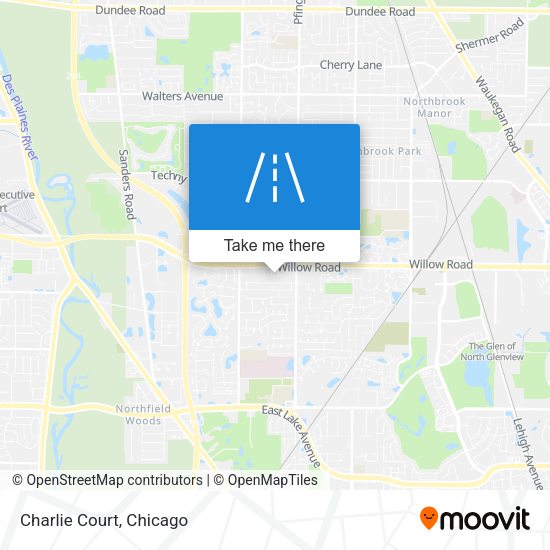 Mapa de Charlie Court