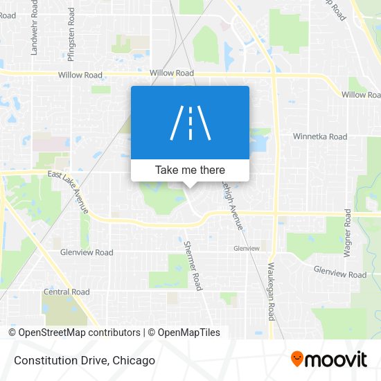 Mapa de Constitution Drive