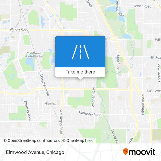 Mapa de Elmwood Avenue