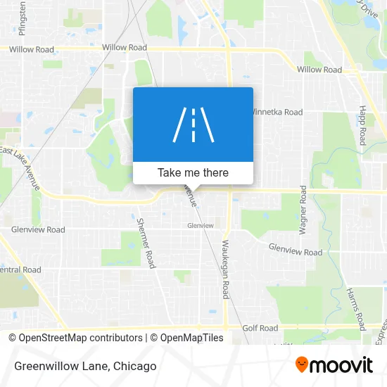 Greenwillow Lane map