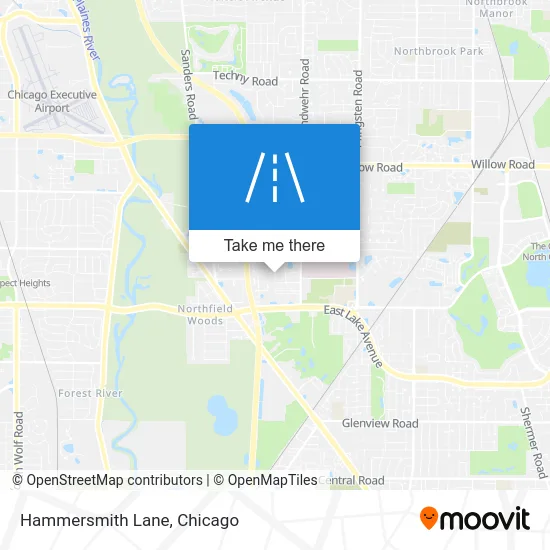 Hammersmith Lane map