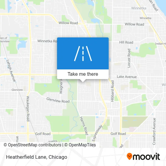 Heatherfield Lane map