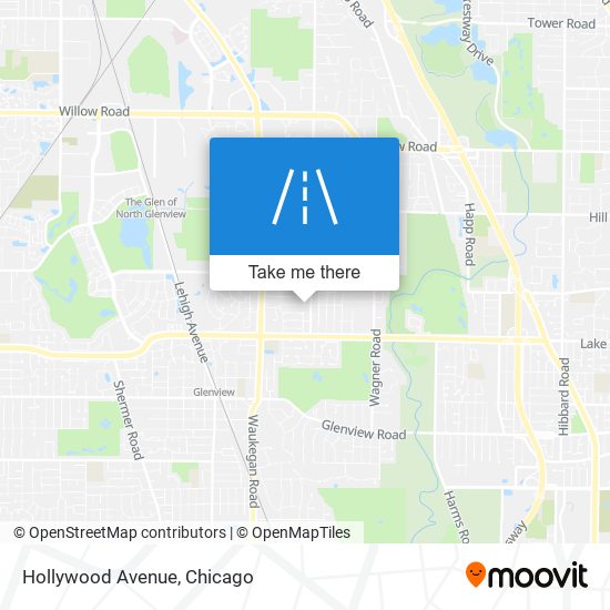Mapa de Hollywood Avenue