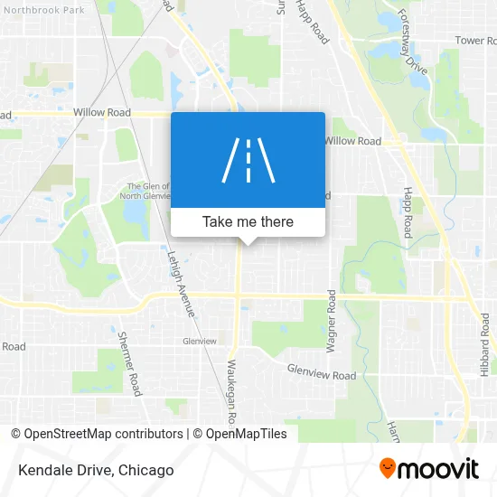 Kendale Drive map