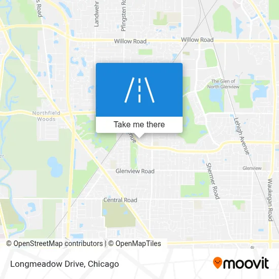 Longmeadow Drive map