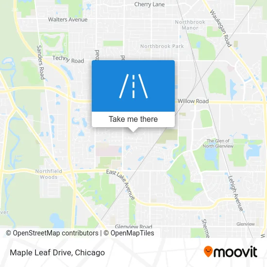 Maple Leaf Drive map