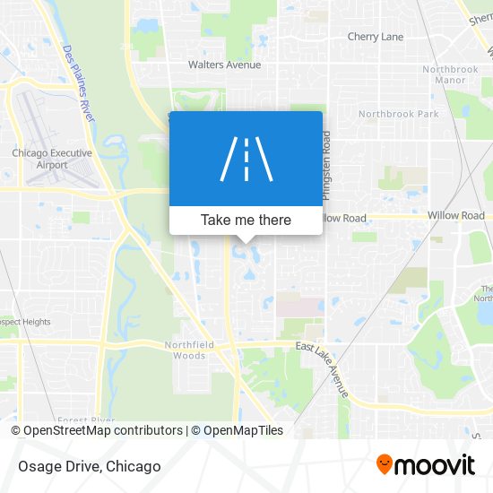 Mapa de Osage Drive