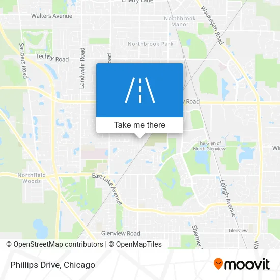 Phillips Drive map