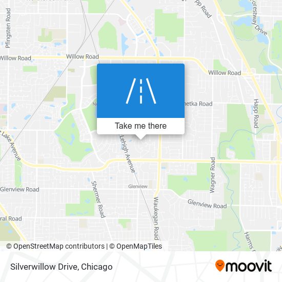 Silverwillow Drive map