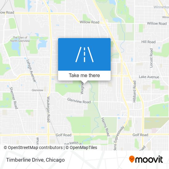 Mapa de Timberline Drive