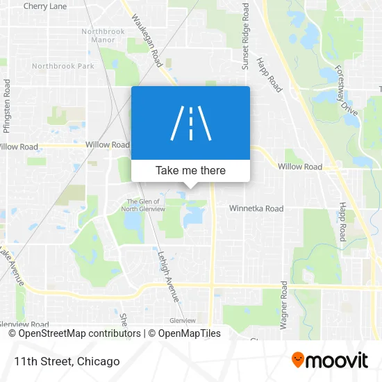 11th Street map