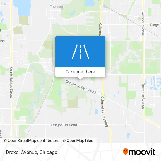 Mapa de Drexel Avenue