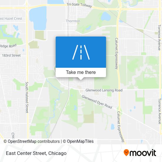 Mapa de East Center Street