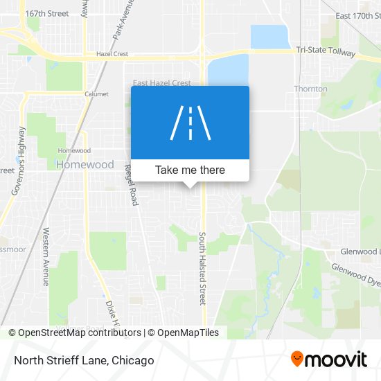 Mapa de North Strieff Lane