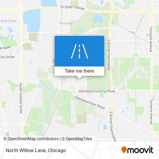 Mapa de North Willow Lane