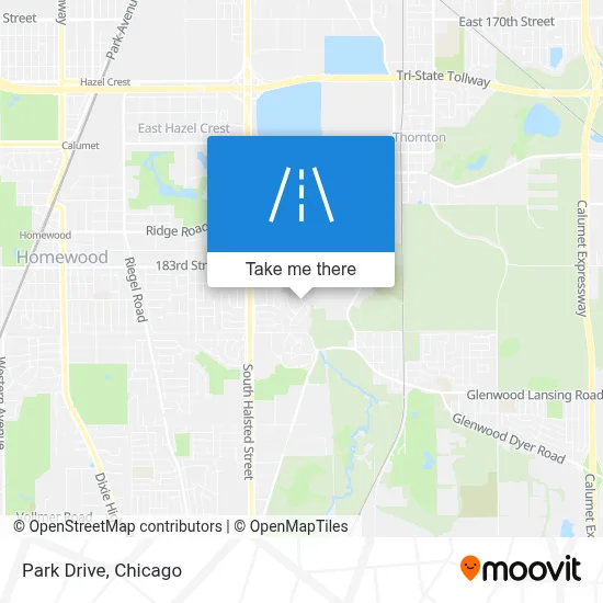 Park Drive map