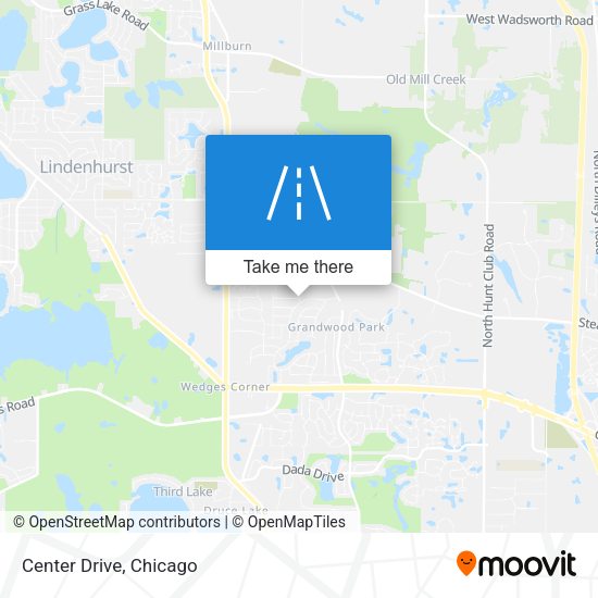 Mapa de Center Drive