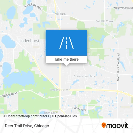 Deer Trail Drive map