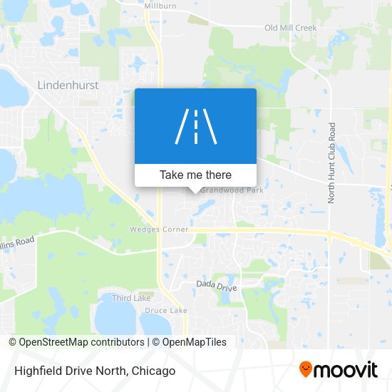 Highfield Drive North map