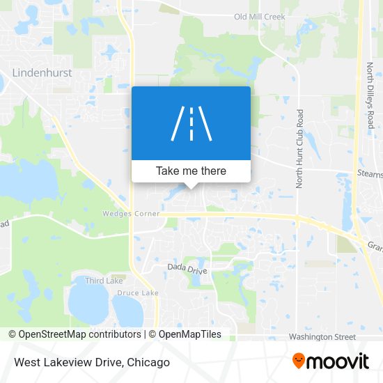 Mapa de West Lakeview Drive