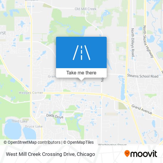 West Mill Creek Crossing Drive map