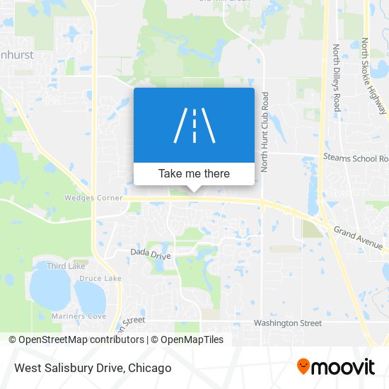 Mapa de West Salisbury Drive