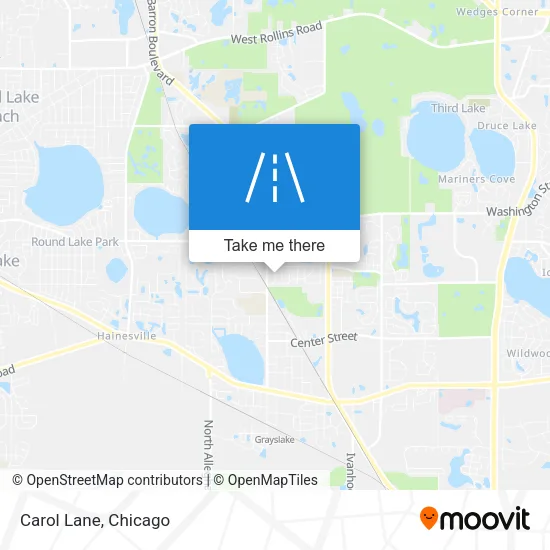 Carol Lane map
