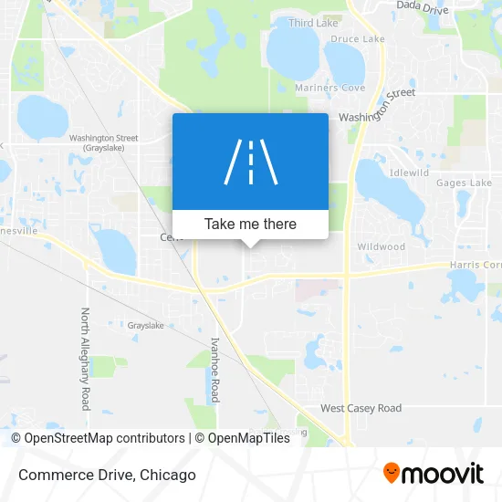 Commerce Drive map
