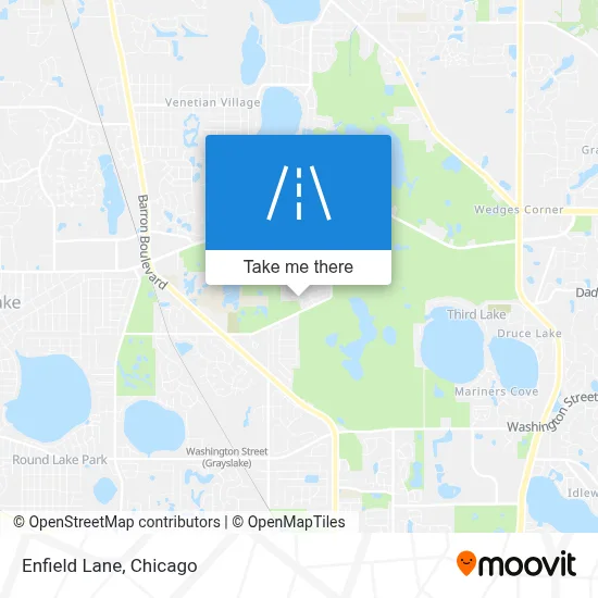 Enfield Lane map