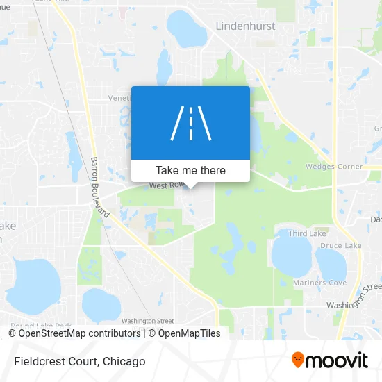 Fieldcrest Court map