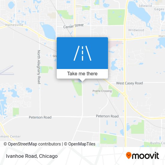 Mapa de Ivanhoe Road
