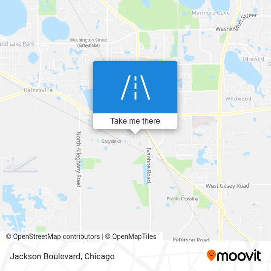 Jackson Boulevard map