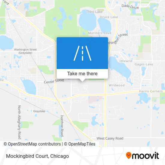 Mockingbird Court map