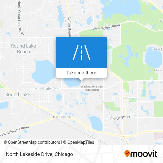 North Lakeside Drive map