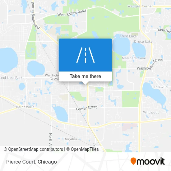 Pierce Court map