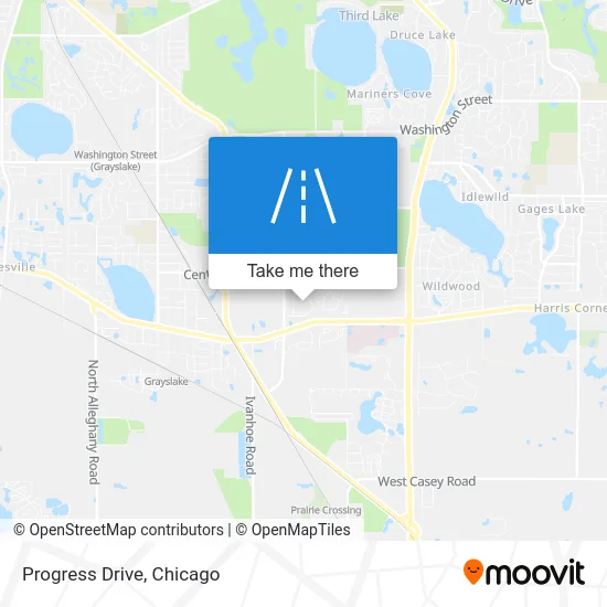 Progress Drive map