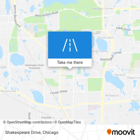 Shakespeare Drive map